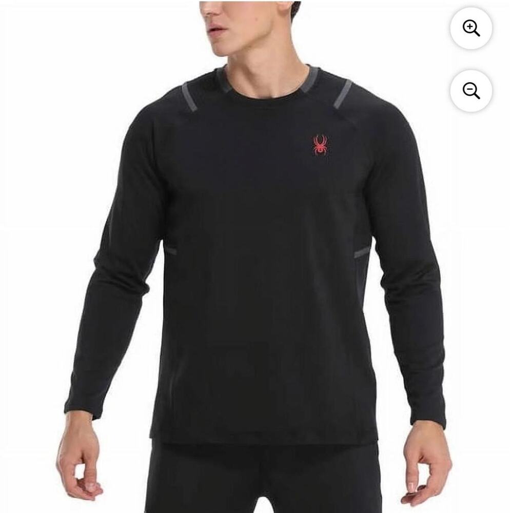 Spyder black long sleeve shirt